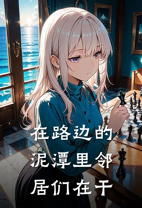 在路边的泥潭里邻居们在干