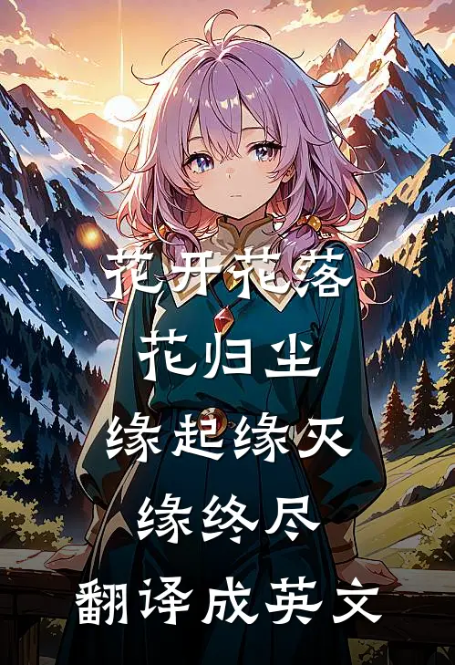 花开花落花归尘,缘起缘灭缘终尽,翻译成英文