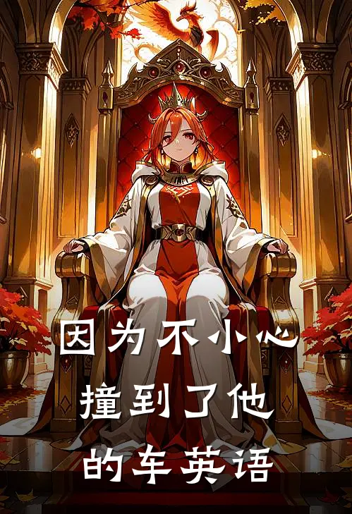 因为不小心撞到了他的车英语