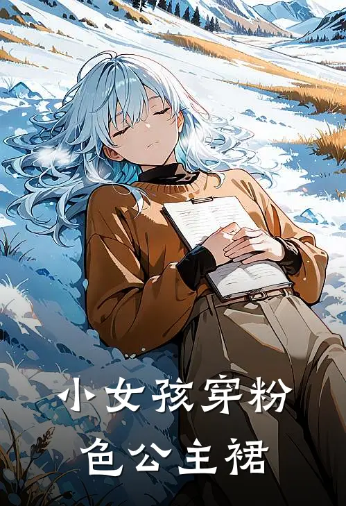 小女孩穿粉色公主裙